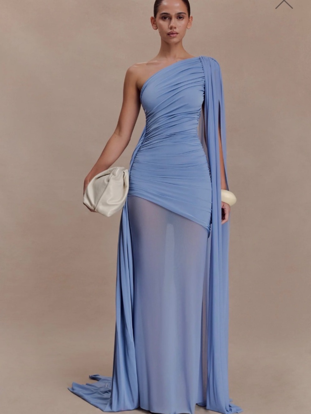 Asher Slinky One Shoulder Maxi Dress - Meshki